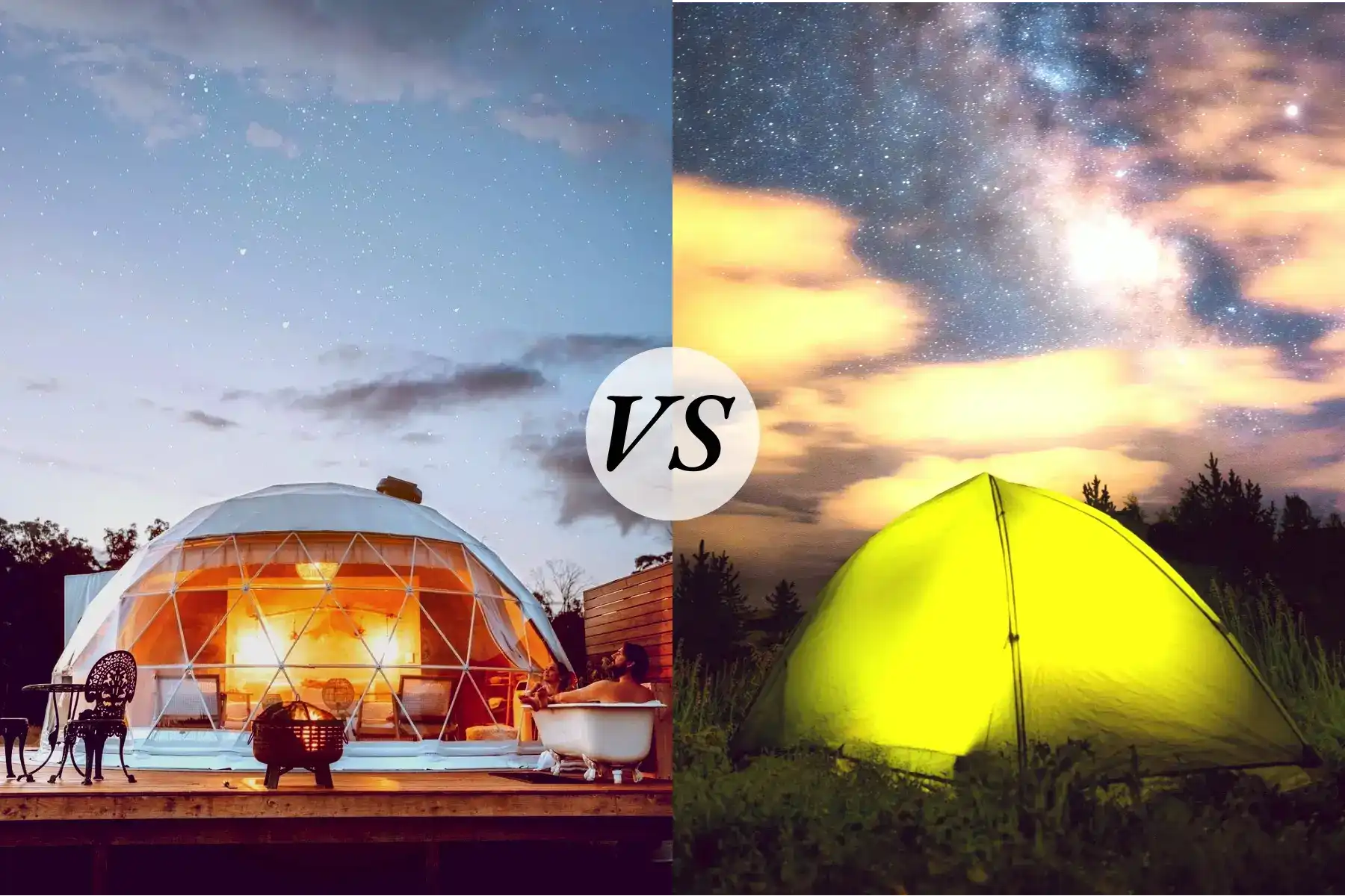 Choose Between Glamping vs Camping
