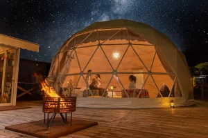 What is glamping vs camping